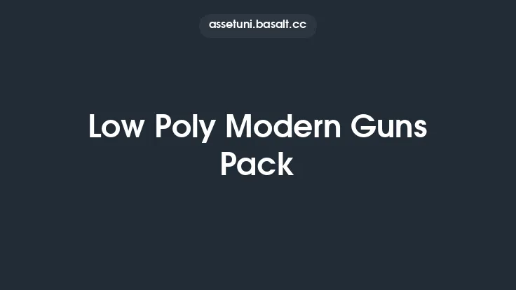 Low Poly Modern Guns Pack Thumbnail