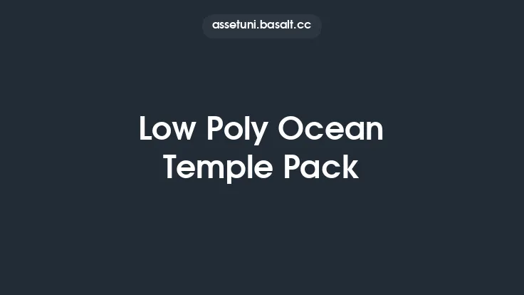 Low Poly Ocean Temple Pack Thumbnail