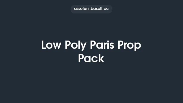 Low Poly Paris Prop Pack Thumbnail