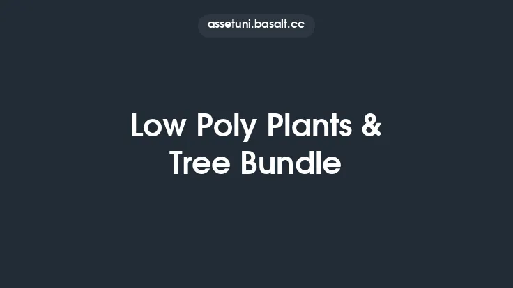 Low Poly Plants & Tree Bundle Thumbnail