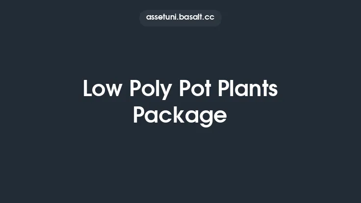 Low Poly Pot Plants Package Thumbnail