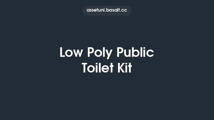 Low Poly Public Toilet Kit Thumbnail