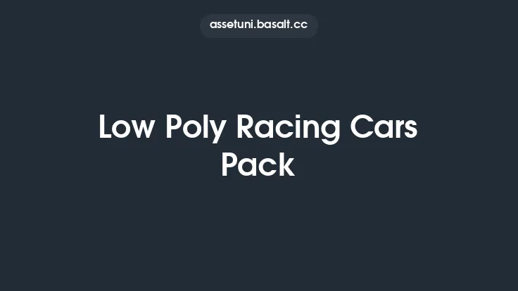Low Poly Racing Cars Pack Thumbnail