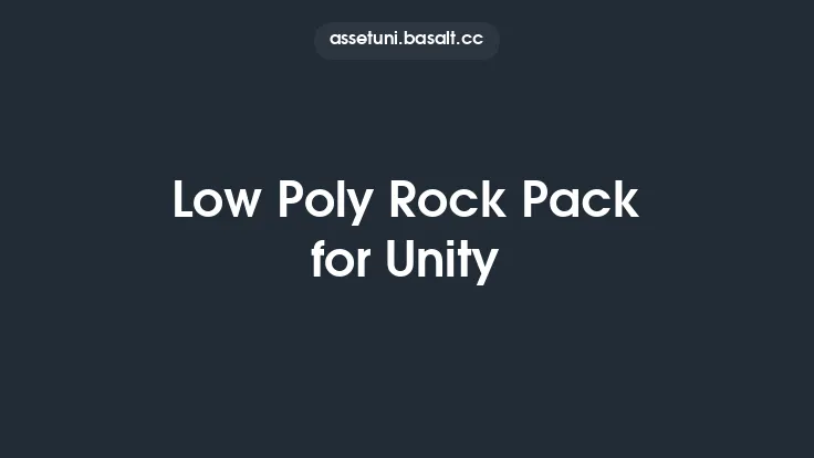 Low Poly Rock Pack for Unity Thumbnail
