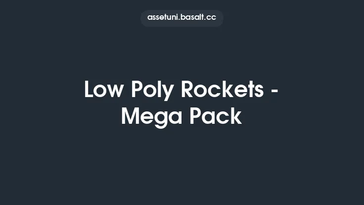 Low Poly Rockets - Mega Pack Thumbnail