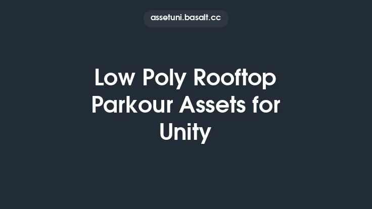 Low Poly Rooftop Parkour Assets for Unity Thumbnail