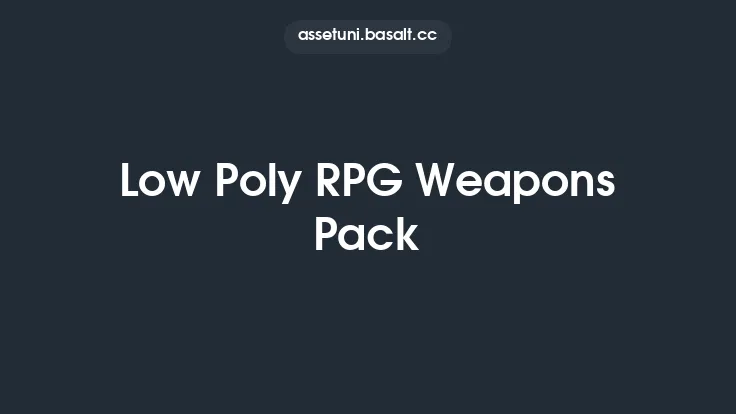Low Poly RPG Weapons Pack Thumbnail