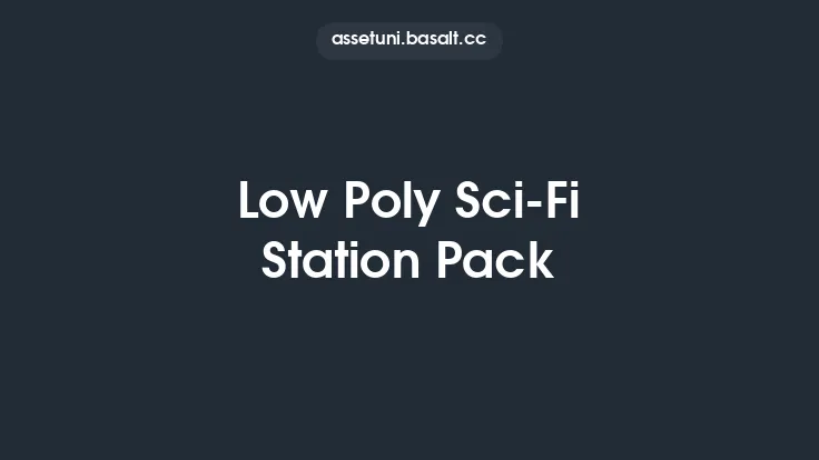 Low Poly Sci-Fi Station Pack Thumbnail