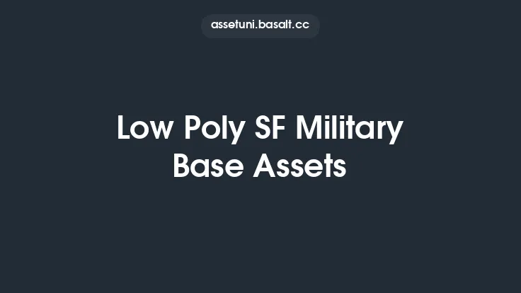 Low Poly SF Military Base Assets Thumbnail