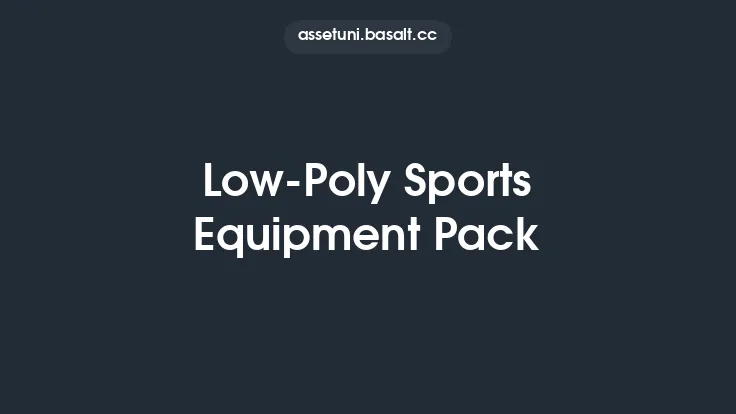 Low-Poly Sports Equipment Pack Thumbnail