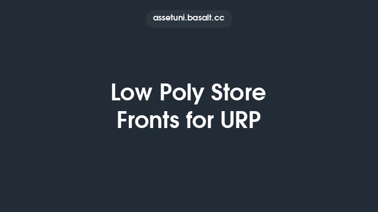 Low Poly Store Fronts for URP Thumbnail