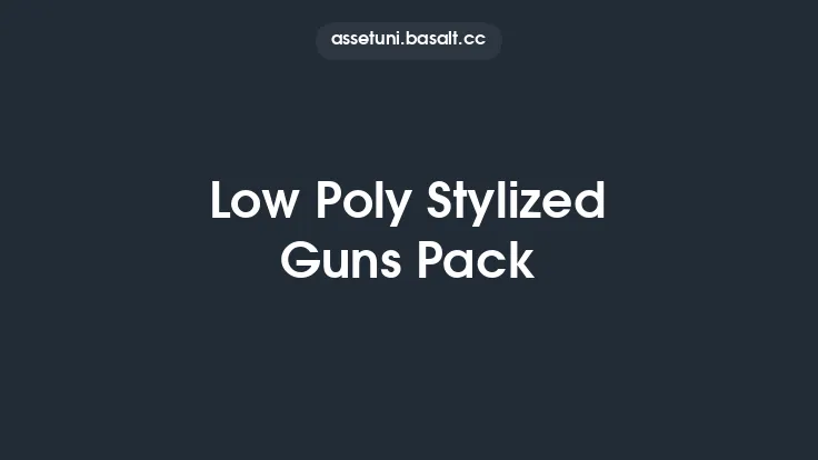 Low Poly Stylized Guns Pack Thumbnail