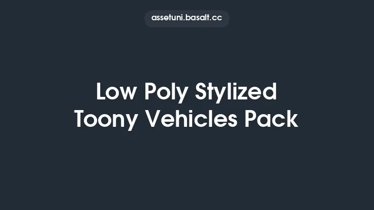 Low Poly Stylized Toony Vehicles Pack Thumbnail