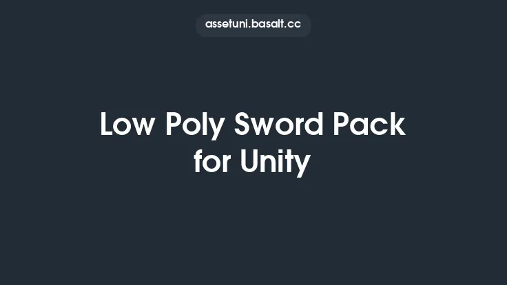 Low Poly Sword Pack for Unity Thumbnail