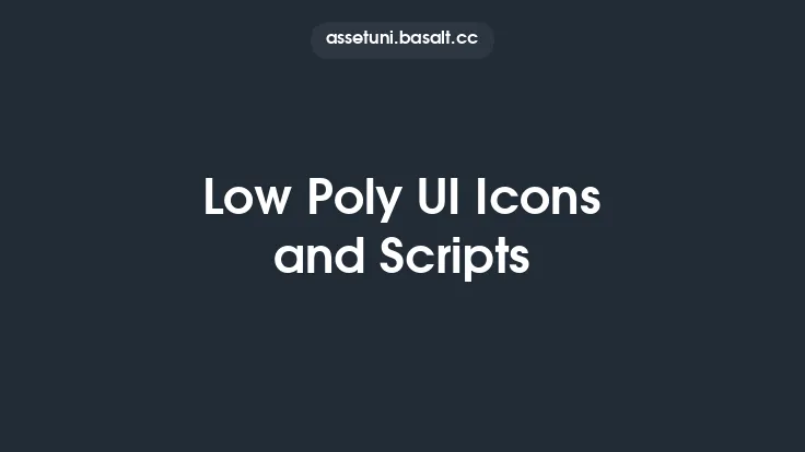 Low Poly UI Icons and Scripts Thumbnail