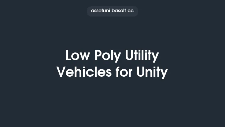 Low Poly Utility Vehicles for Unity Thumbnail