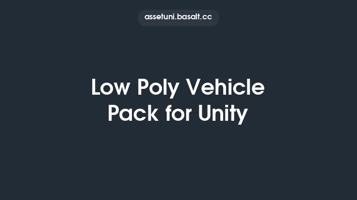 Low Poly Vehicle Pack for Unity Thumbnail