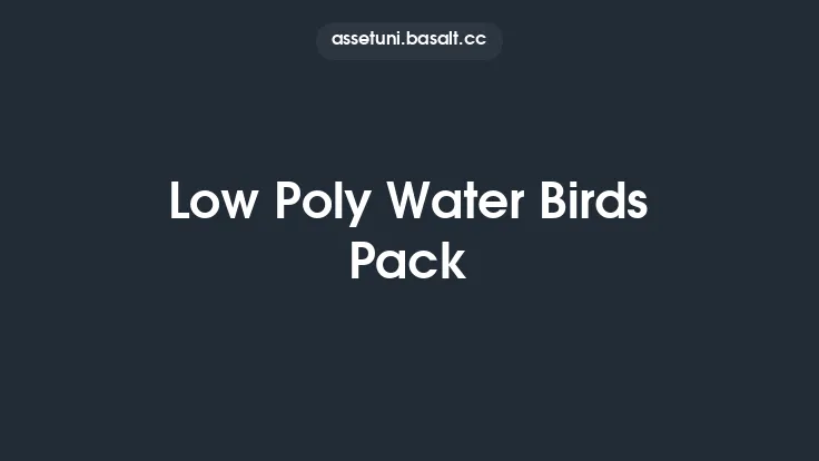 Low Poly Water Birds Pack Thumbnail