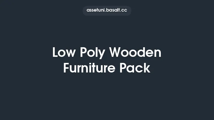 Low Poly Wooden Furniture Pack Thumbnail