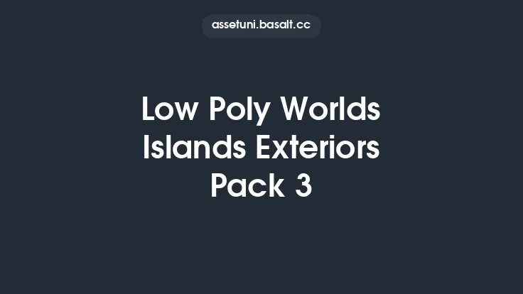 Low Poly Worlds Islands Exteriors Pack 3 Thumbnail