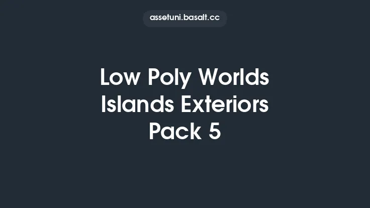 Low Poly Worlds Islands Exteriors Pack 5 Thumbnail