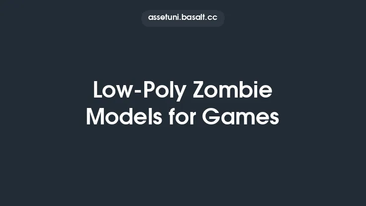 Low-Poly Zombie Models for Games Thumbnail