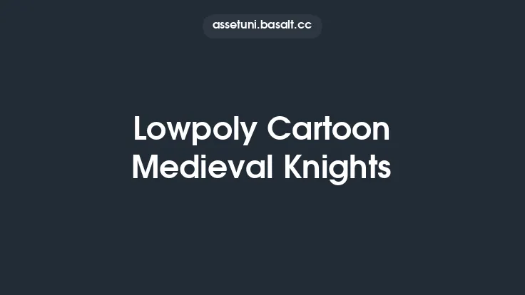 Lowpoly Cartoon Medieval Knights Thumbnail