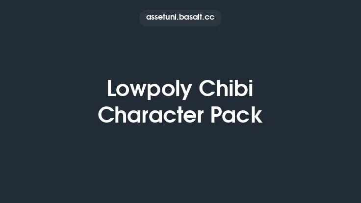 Lowpoly Chibi Character Pack Thumbnail