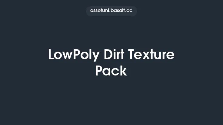LowPoly Dirt Texture Pack Thumbnail