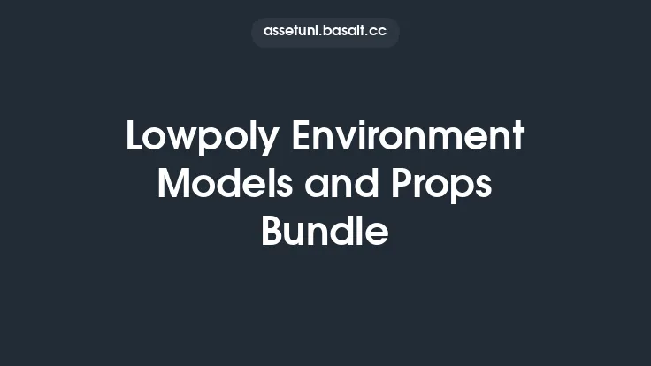 Lowpoly Environment Models and Props Bundle Thumbnail