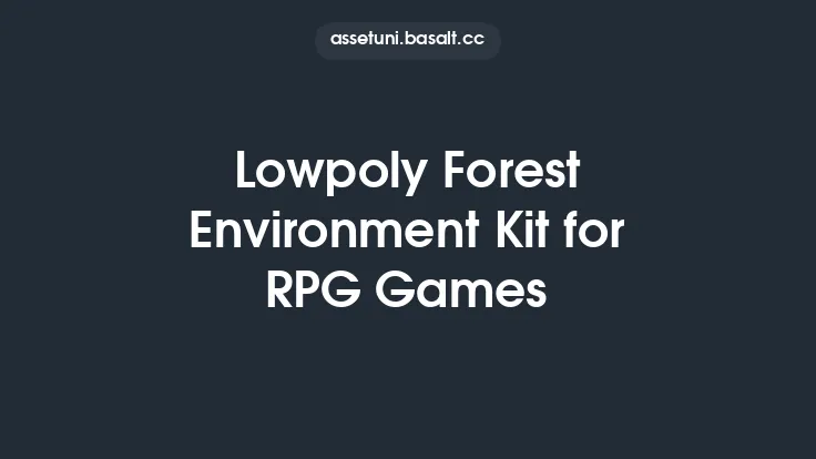 Lowpoly Forest Environment Kit for RPG Games Thumbnail