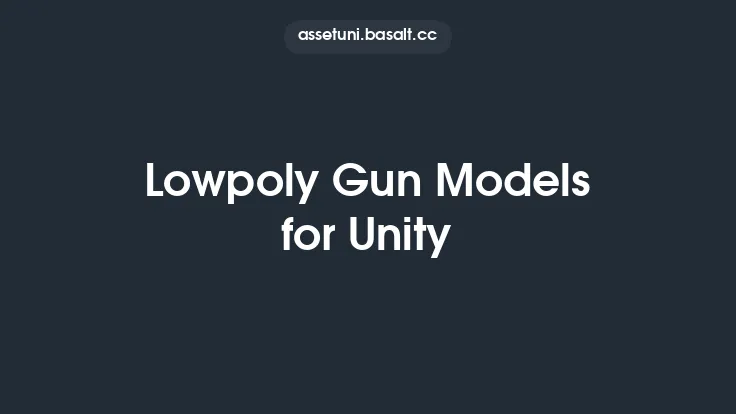 Lowpoly Gun Models for Unity Thumbnail