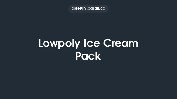 Lowpoly Ice Cream Pack Thumbnail