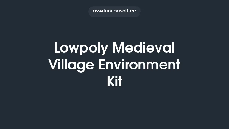 Lowpoly Medieval Village Environment Kit Thumbnail