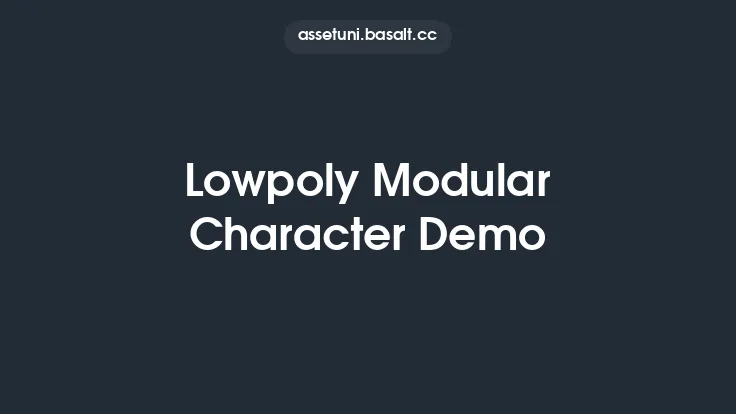 Lowpoly Modular Character Demo Thumbnail