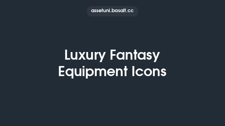 Luxury Fantasy Equipment Icons Thumbnail
