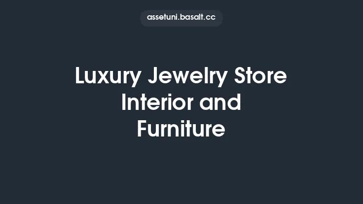 Luxury Jewelry Store Interior and Furniture Thumbnail