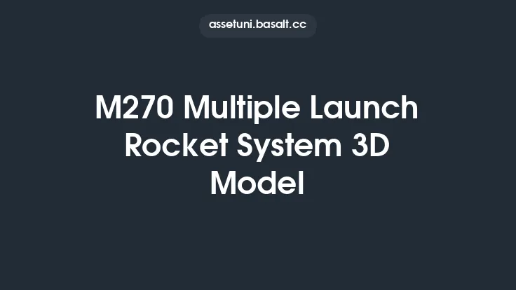 M270 Multiple Launch Rocket System 3D Model Thumbnail