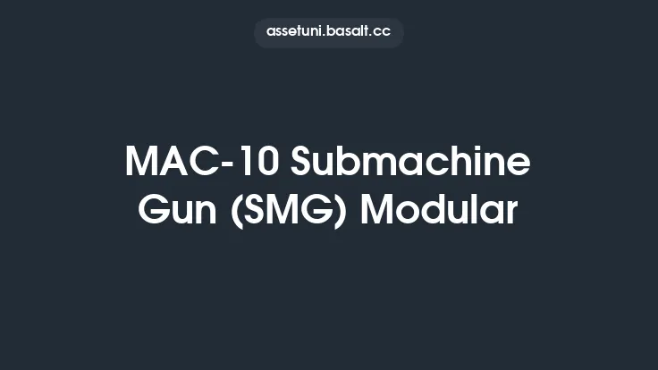 MAC-10 Submachine Gun (SMG) Modular Thumbnail