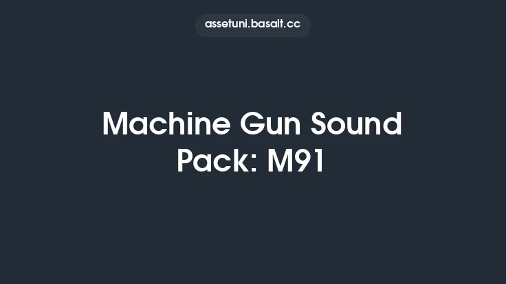 Machine Gun Sound Pack: M91 Thumbnail