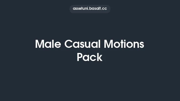 Male Casual Motions Pack Thumbnail