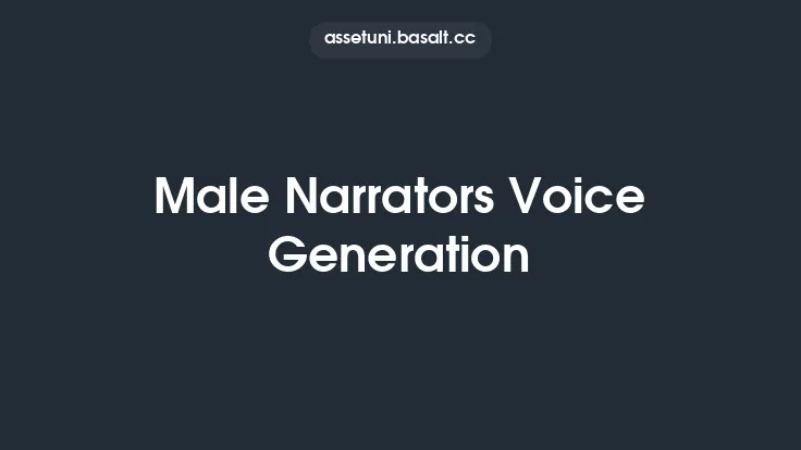 Male Narrators Voice Generation Thumbnail