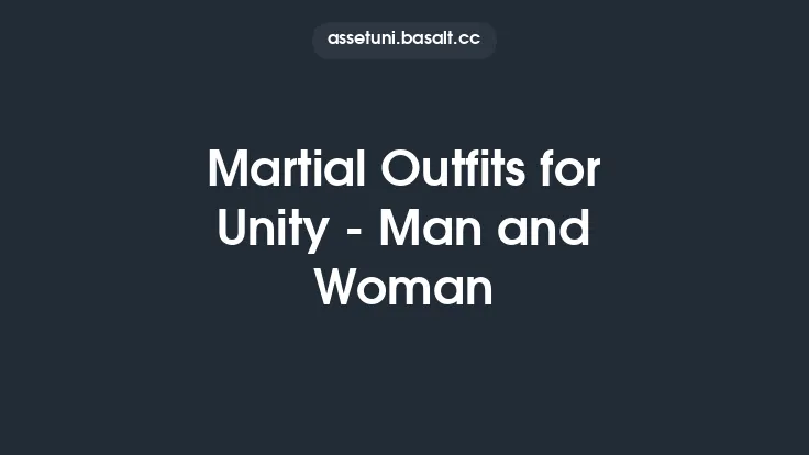 Martial Outfits for Unity - Man and Woman Thumbnail