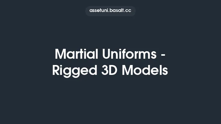 Martial Uniforms - Rigged 3D Models Thumbnail