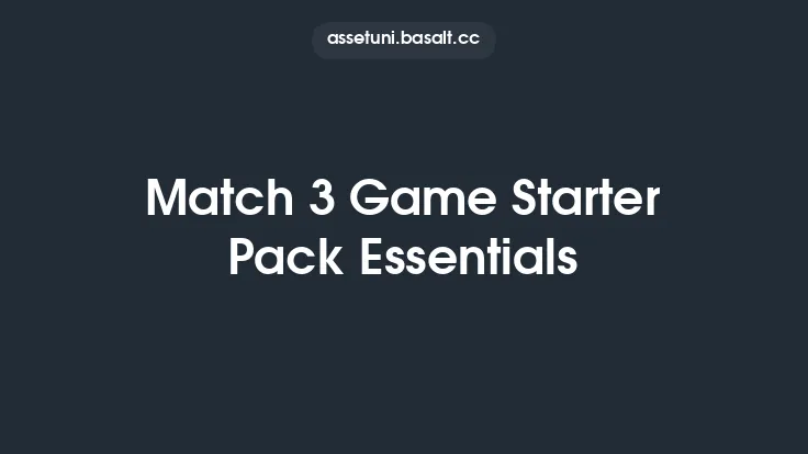 Match 3 Game Starter Pack Essentials Thumbnail