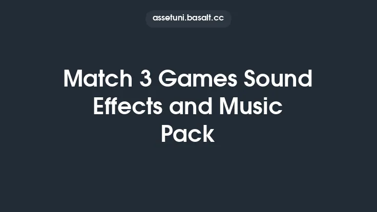 Match 3 Games Sound Effects and Music Pack Thumbnail