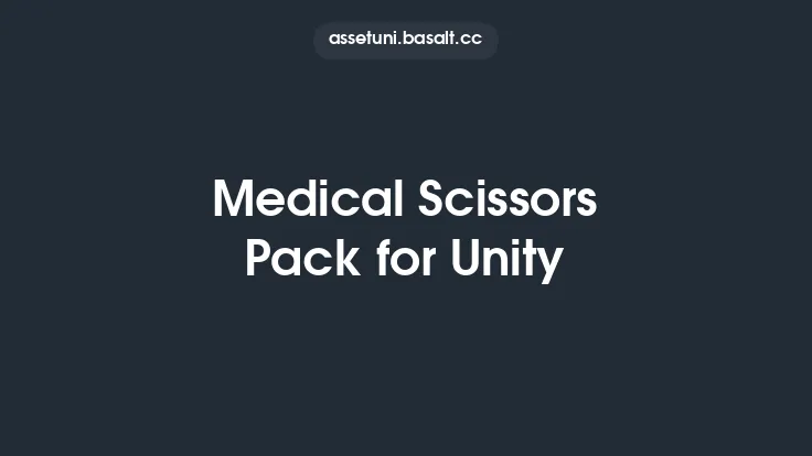 Medical Scissors Pack for Unity Thumbnail
