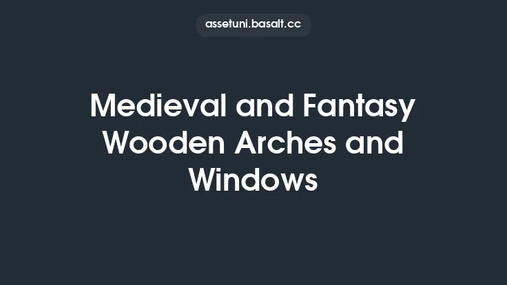 Medieval and Fantasy Wooden Arches and Windows Thumbnail