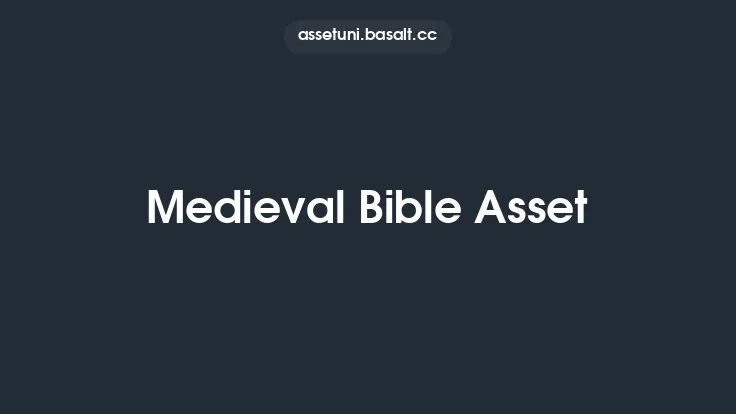 Medieval Bible Asset Thumbnail