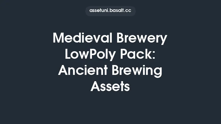 Medieval Brewery LowPoly Pack: Ancient Brewing Assets Thumbnail